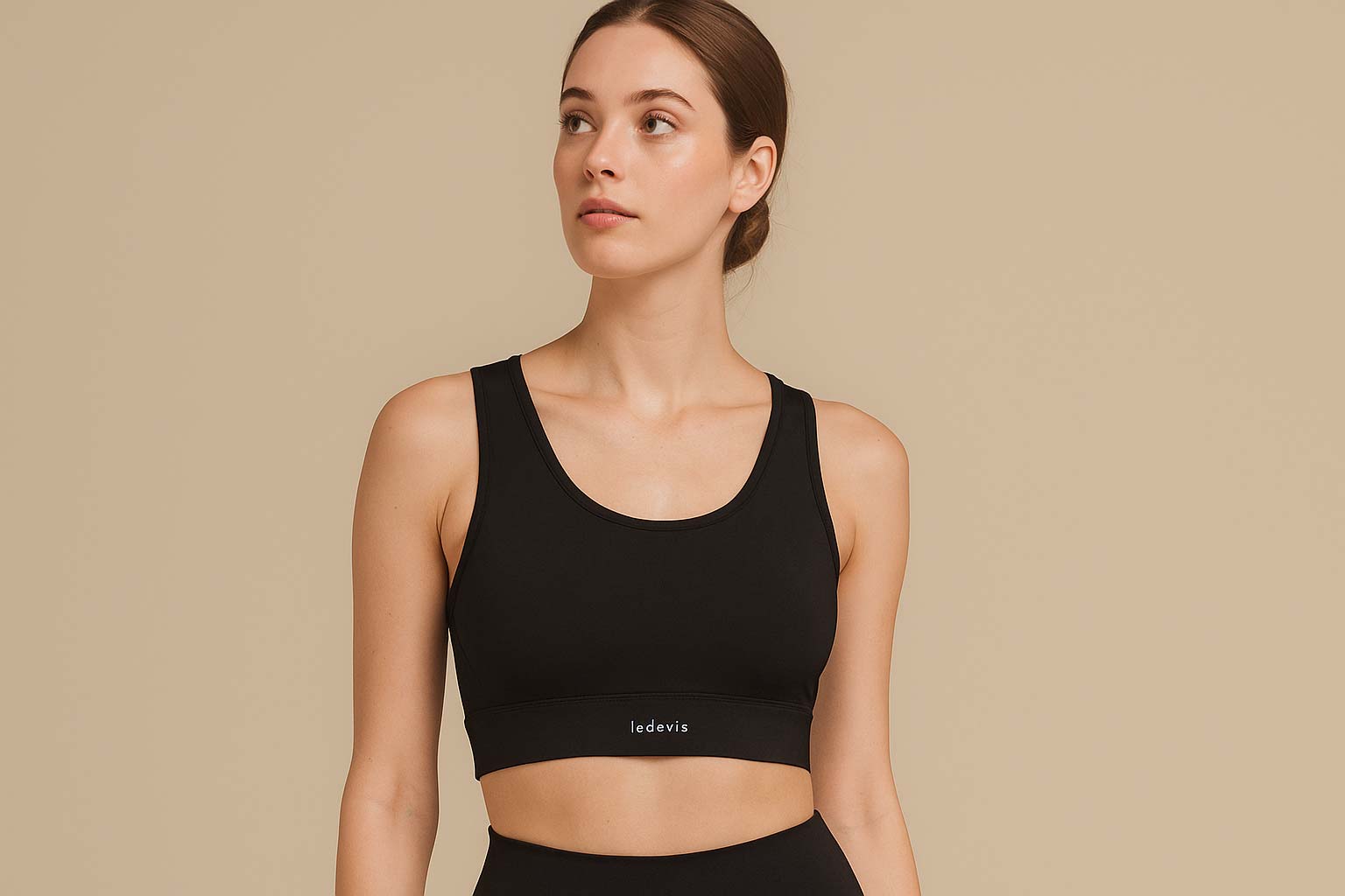 Knitted yoga vest BRA